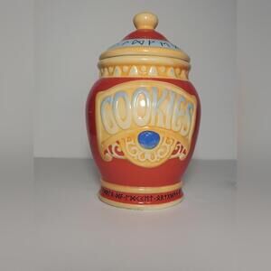 Vintage Whimsical World Of Pocket Dragons Cookie Pirate Was Here Cookie Jar